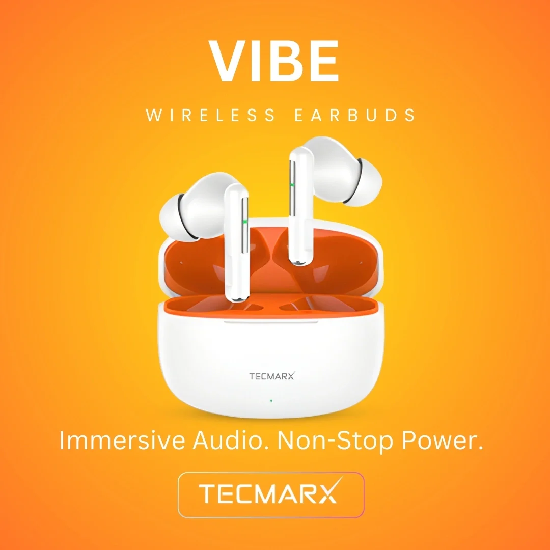 Tecmarx Vibe Bluetooth Earbuds | 30 Hr Playtime  | Balance Sound - Image 25